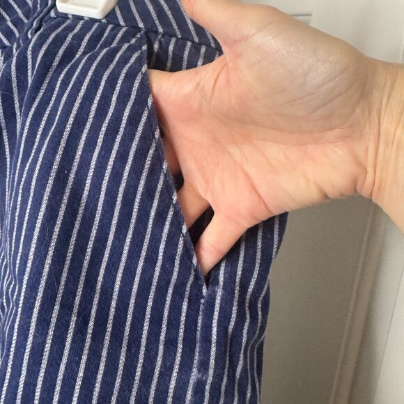 Blue and White Stripe BCG Shorts, Size 16 - Picture 5 of 10